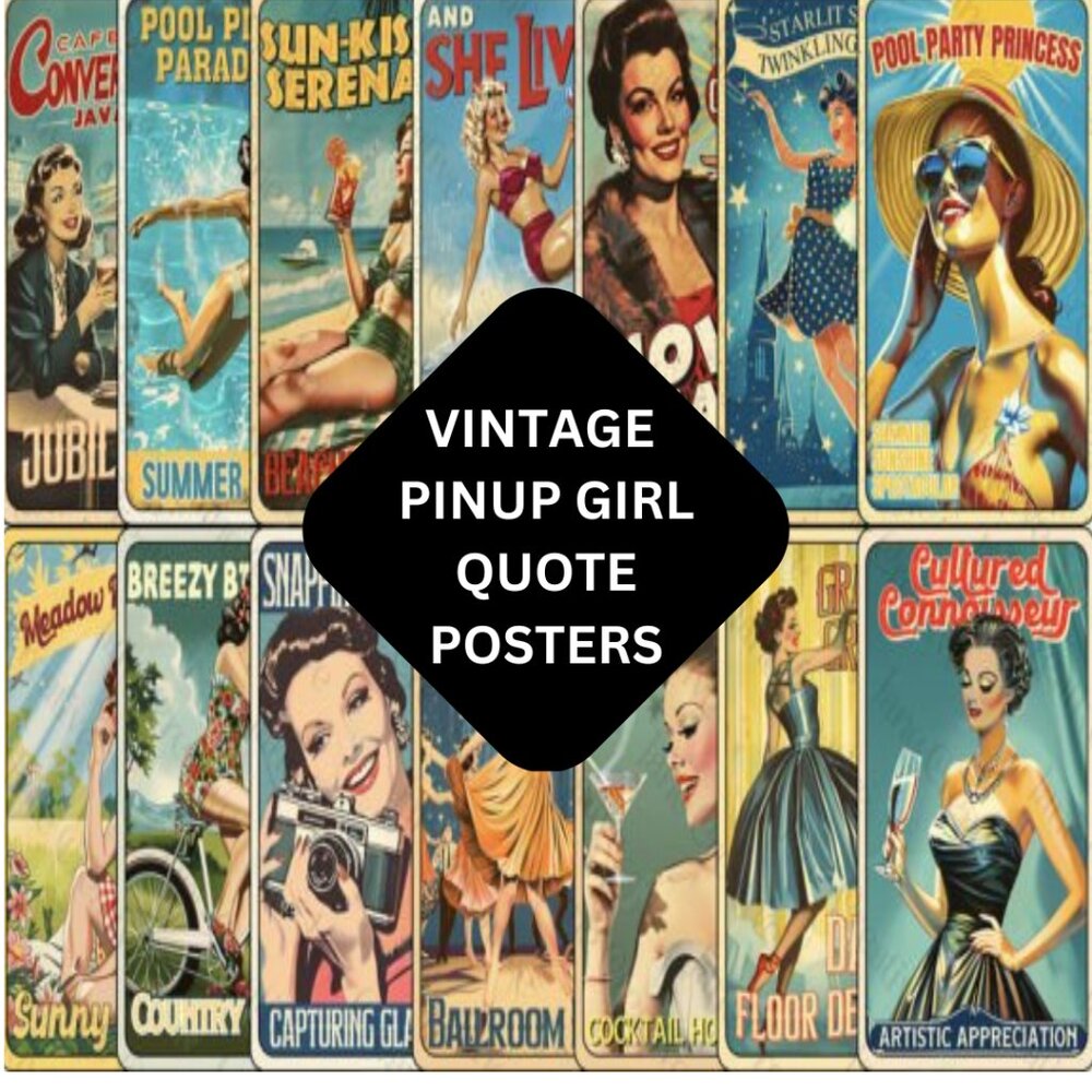 Funny Pin-up Quote Poster